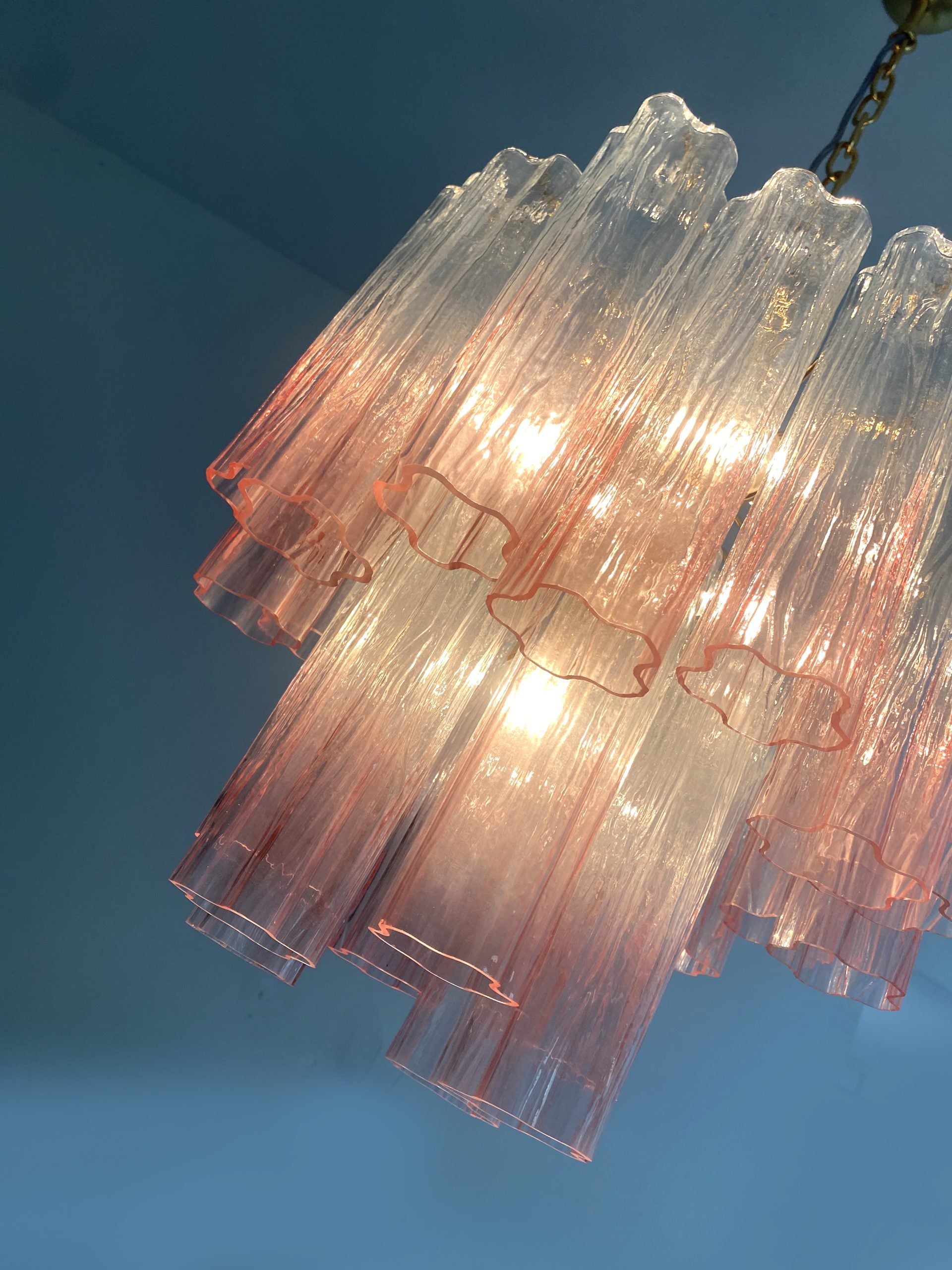 VORELLI Tatiana Tronchi Murano Glass Circular Chandelier - Tronchi Murano Glass image 4