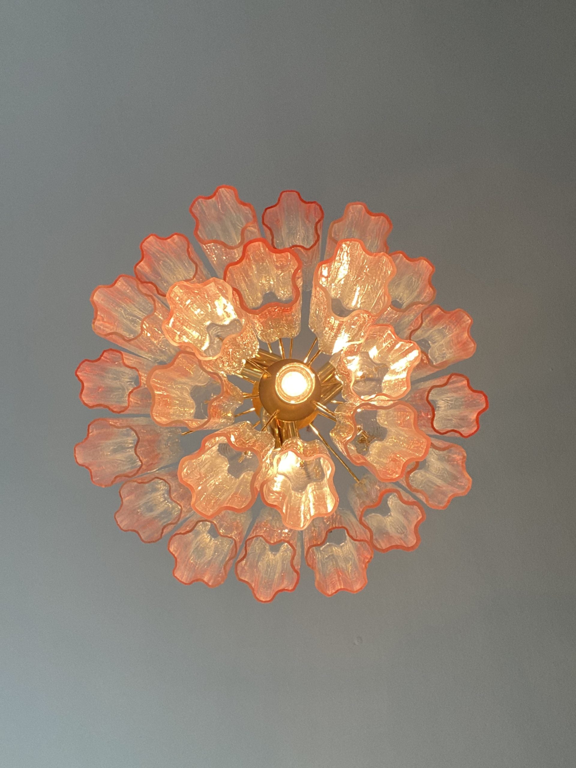 VORELLI Tatiana Tronchi Murano Glass Circular Chandelier - Tronchi Murano Glass image 5