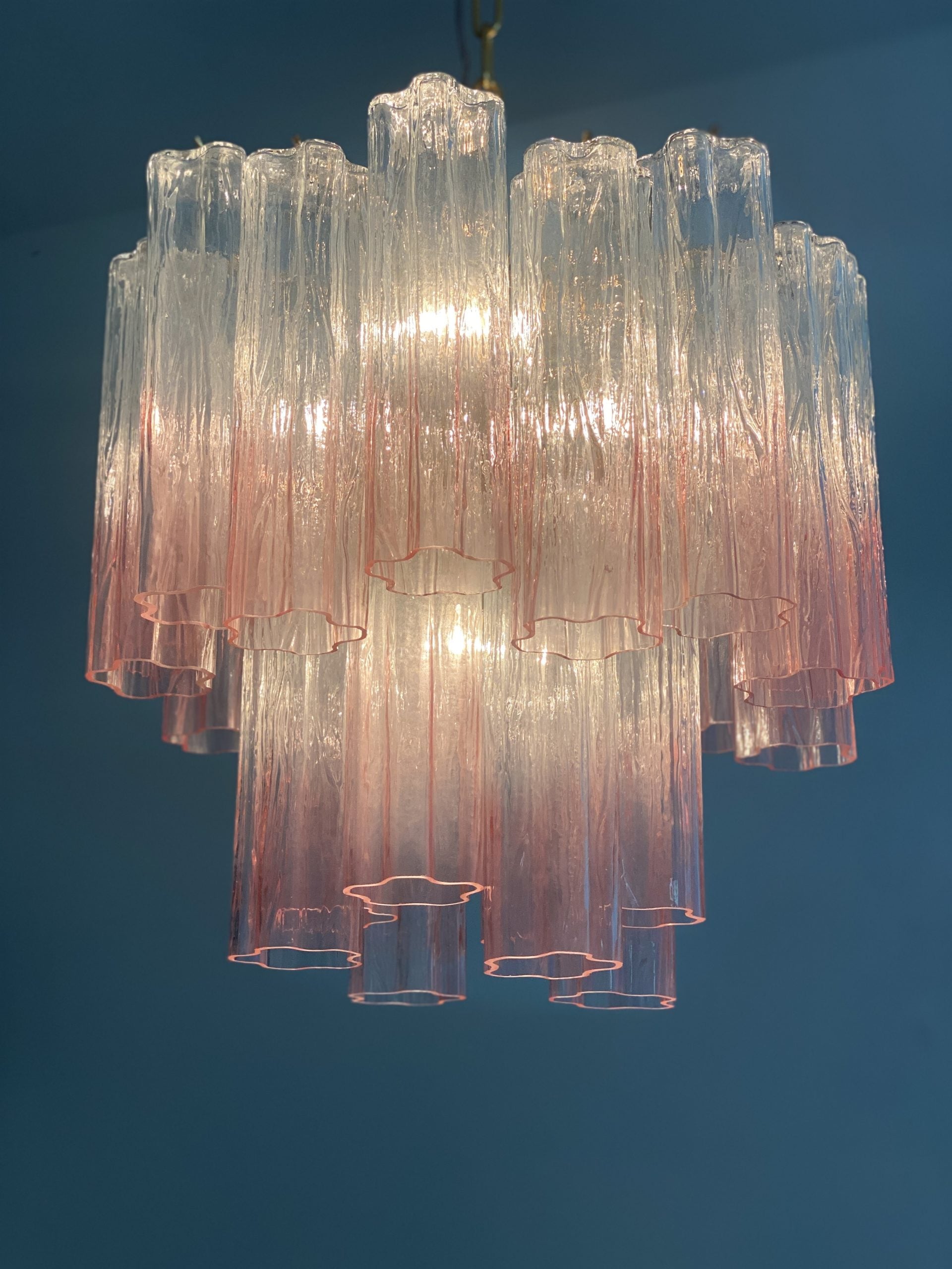 VORELLI Tatiana Tronchi Murano Glass Circular Chandelier - Tronchi Murano Glass image 6