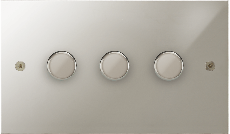 True Edge Dimmer Switch by VORELLI, luxury electrical accessory product image for luxury residential and hospitality specifications