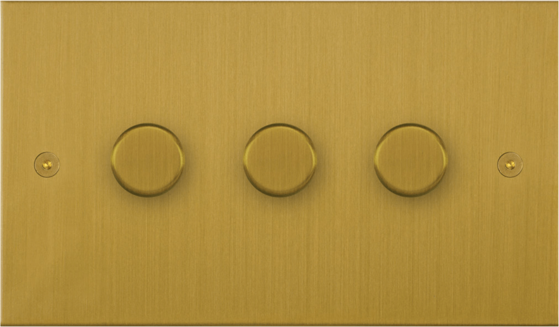 True Edge Dimmer Switch by VORELLI, luxury electrical accessory product image for luxury residential and hospitality specifications