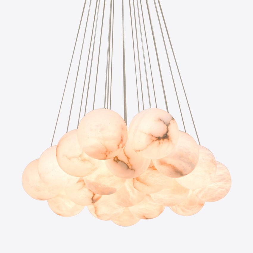 Valcino Alabaster Circular Chandelier circular chandelier view 12