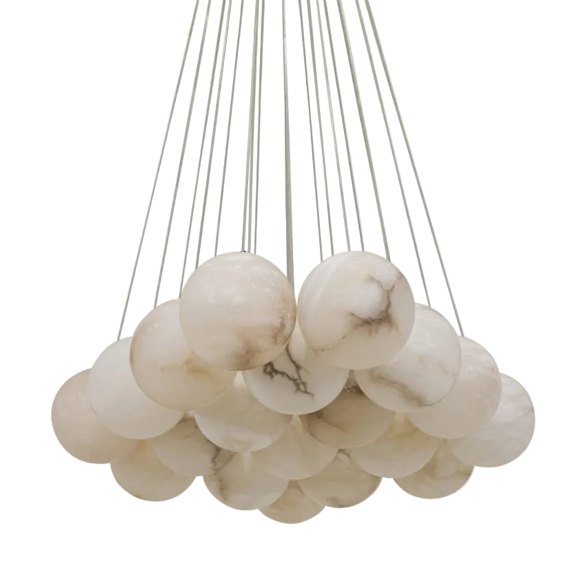 Valcino Alabaster Circular Chandelier circular chandelier view 13