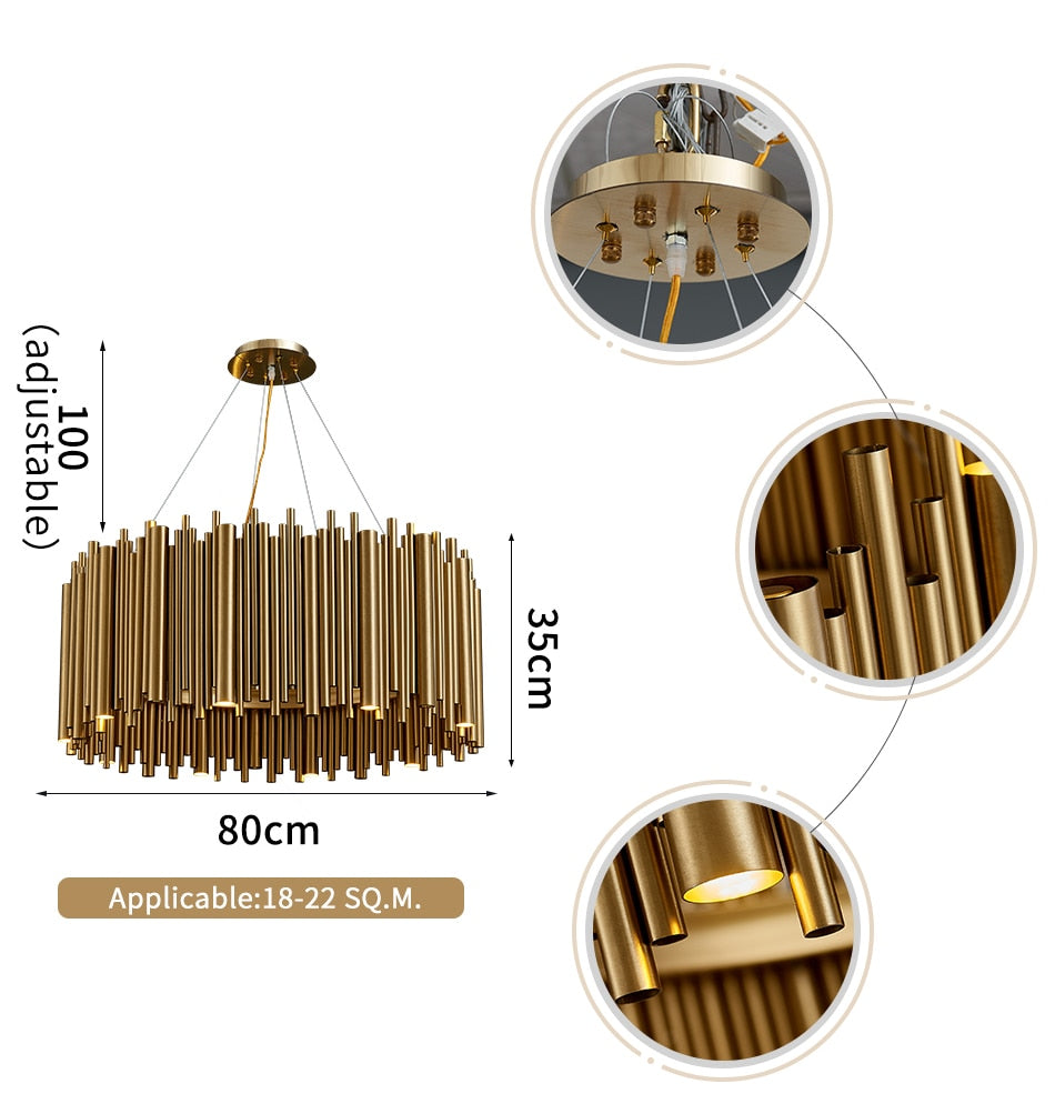 Vitacura Circular Chandelier