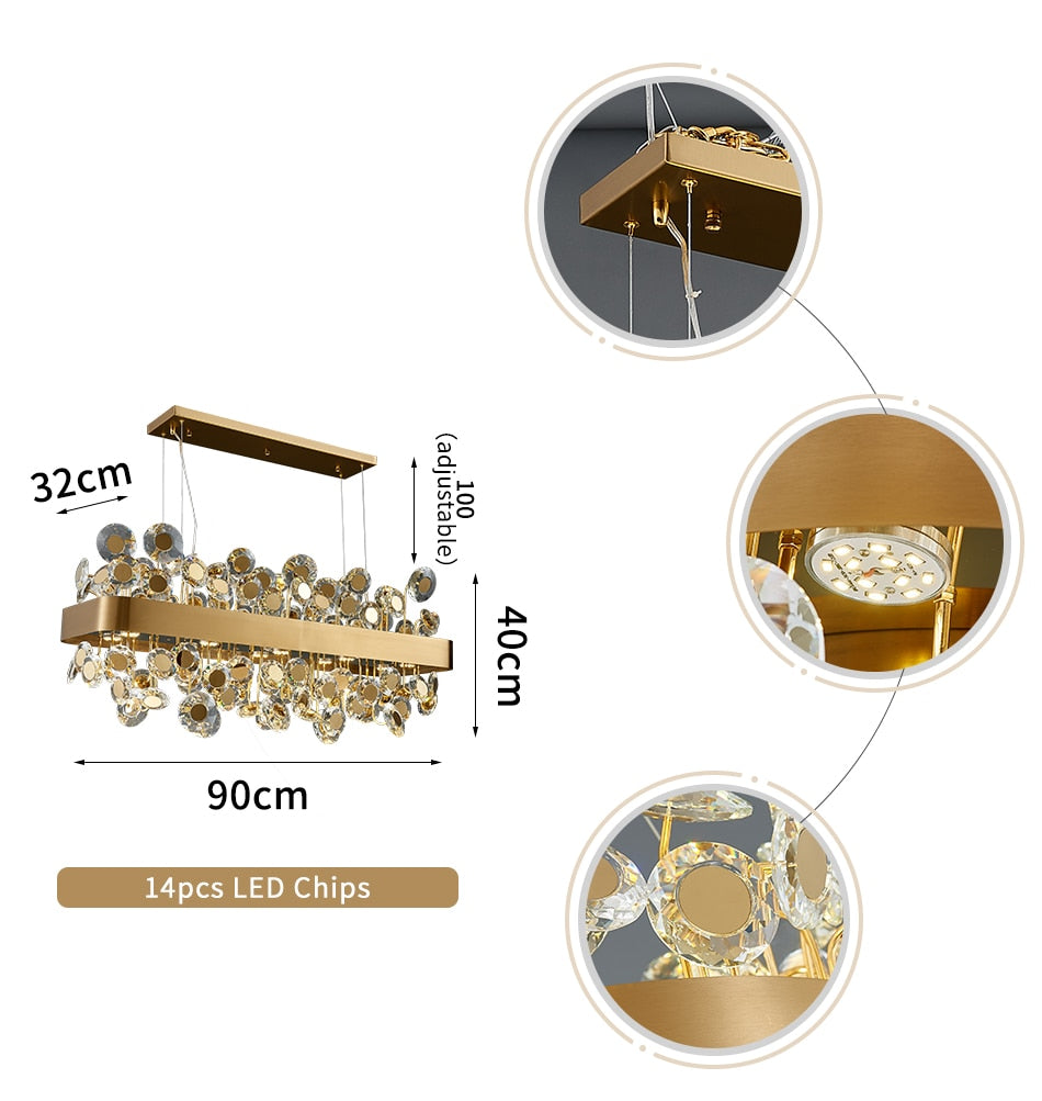 Patara Rectangular Chandelier