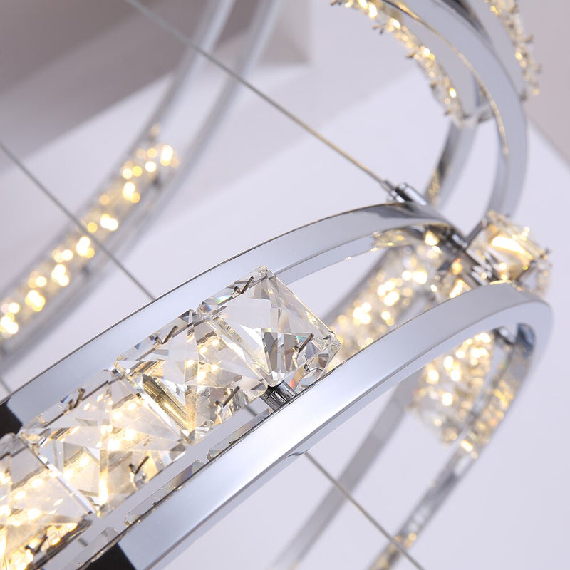 Vermacelli Ring Staircase Chandelier