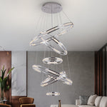 Vermacelli Ring Staircase Chandelier