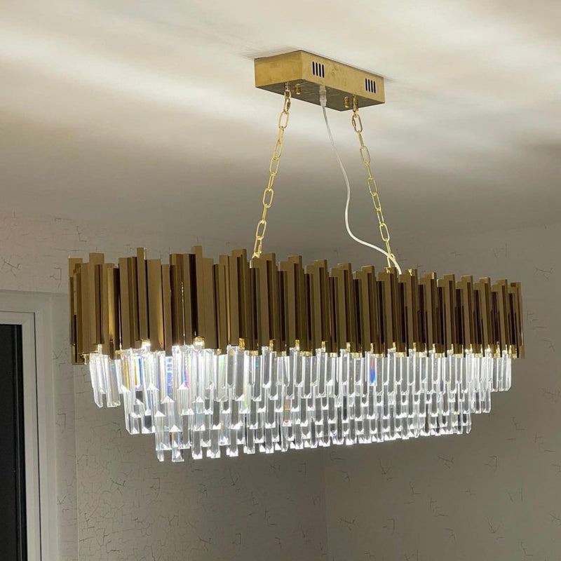 Boeotia Rectangular Chandelier