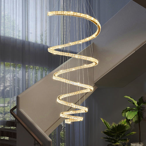 Lustre pour escalier en colimaçon Lawrie