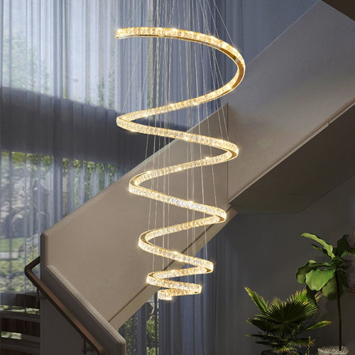 Lawrie Spiral Staircase Chandelier