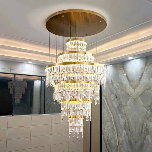 Prazzo Ring Staircase Chandelier