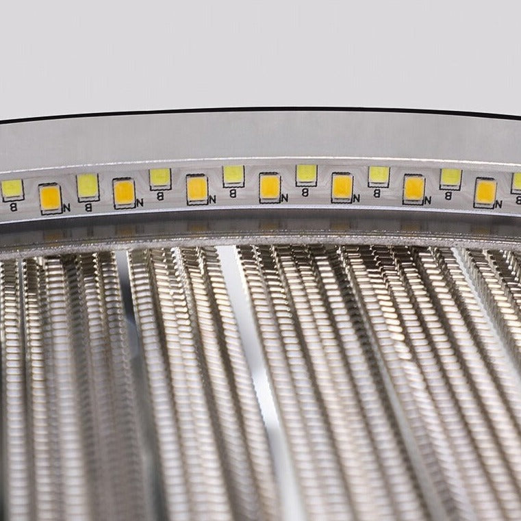 Detailed top view of the VORELLI® Adlington Circular Chandelier showcasing mounting design